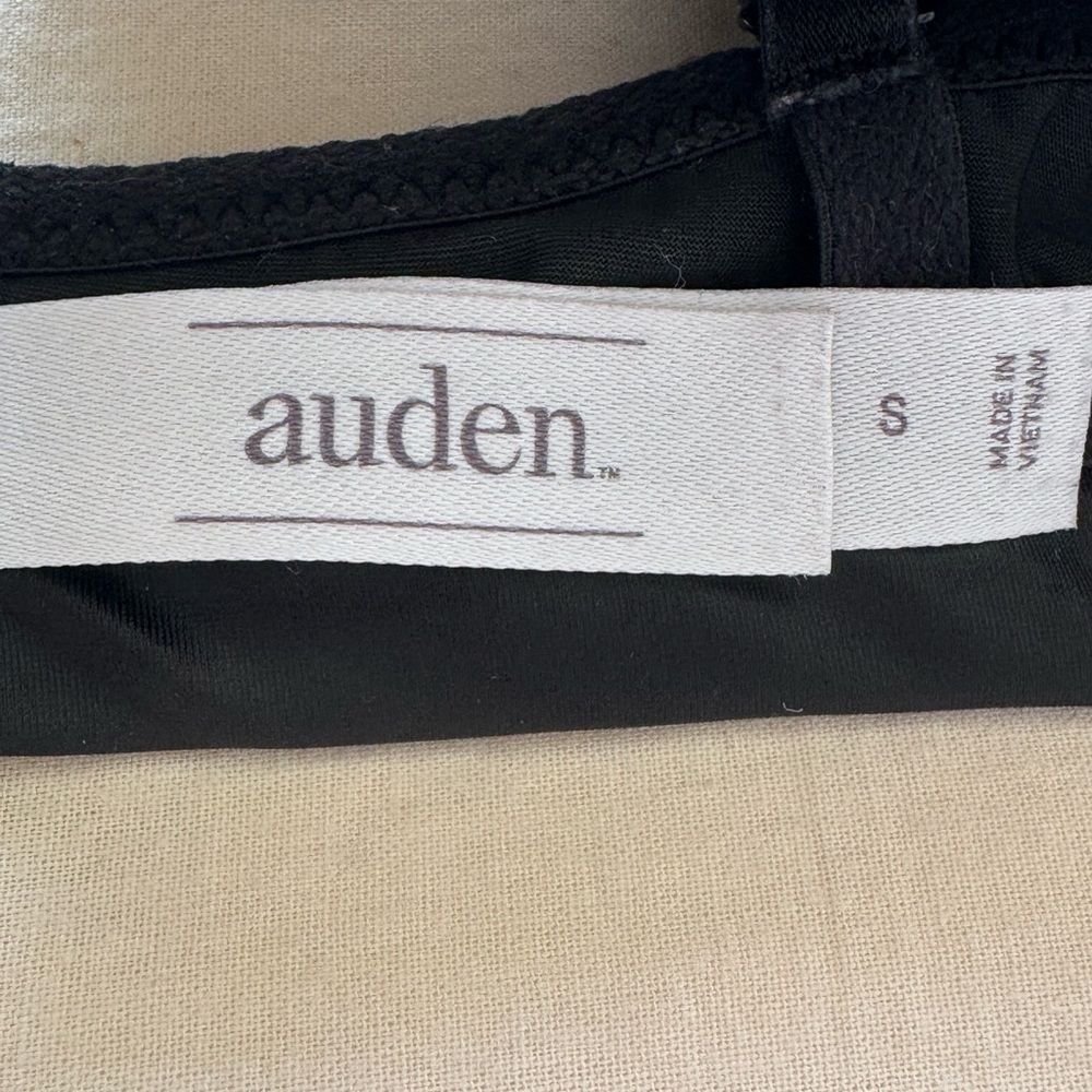 Auden | Black Triangle Bralette | Size S | Wireless Soft Stretch Everyday Bra - Picture 4 of 4